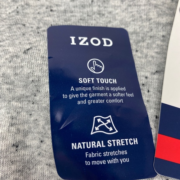 Izod Tie Front 2-Fer Sweatshirt NWT Size M Women’s - Picture 6 of 11
